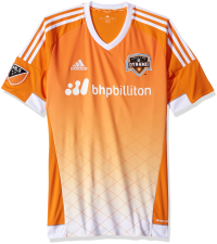 MLS Houston Dynamo Men's Replica Short Sleeve Jersey, Medium, Orange