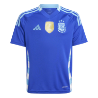 adidas Boys' Argentina 2024 Home Jersey, Lucid Blue/Blue Burst