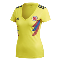 Women's Colombia Home Soccer Jersey World Cup Russia 2018 (Large, l)