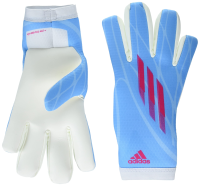 adidas Unisex-Youth X Training Goalkeeper Gloves Sky Rush/White/Team Shock Pink 7