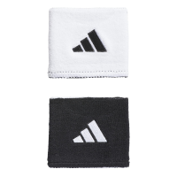 adidas Interval Reversible Wristband, White/Black/2, One Size