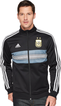 Adidas 2018 Argentina 3S Track Top Black/White MD