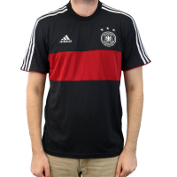 adidas Germany Away 2014 T-Shirt (M) Black/Red