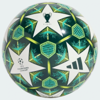 adidas Unisex-Adult UCL Training Soccer Ball,White/Shadow Green/Green/Solar Slime,4