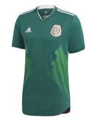adidas Mexico Authentic Men's Home Soccer Jersey World Cup 2018 (X-Large) Green
