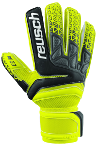Reusch Soccer Prisma Prime G3 Finger Support Goalkeeper Gloves Yellow/Black, 7