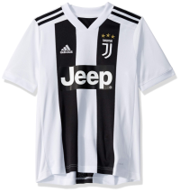 World Cup Soccer Juventus Soccer Youth Juventus FC Home Jersey, Medium, Black