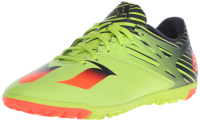 adidas Performance Men's Messi 15.3 TF Soccer Shoe,Semi Solar Slime/Solar Red/Black,9 M US