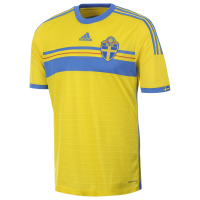 adidas Men's Sweden Home Soccer Jersey 2014-15 (2XL)