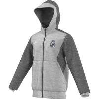 adidas Mens Climacool Real Madrid Hoodie Grey