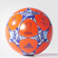 adidas Performance Finale Berlin Capitano Soccer Ball, Solar Yellow/Black/Silver, Size 5