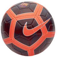 Nike FC Barcelona Strike Soccer Ball, Night Maroon/Hyper Crimson