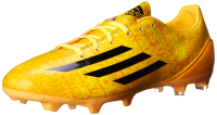 adidas Performance Men's F10 Firm-Ground Messi Soccer Cleat, Solar Gold/Black/Black, 12 D US