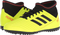 adidas Turf Predator Tango 18.3 Soccer Shoe (unisex-child) Solar Yellow/Core Black/Solar Red 13.5 Big Kid