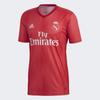 adidas Real Madrid Mens Third Men's Soccer Jersey 2018/19 (S) Real Coral