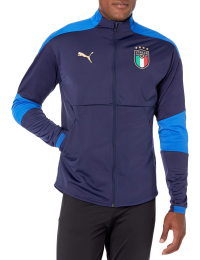 PUMA mens Figc Training Jacket�w.z/P Jacket, Peacoat-team Power Blue, Large US