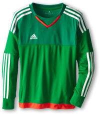 adidas Performance Youth Top Goalkeeping Jersey, Small, Bright Red/Light Scarlet/Altitude