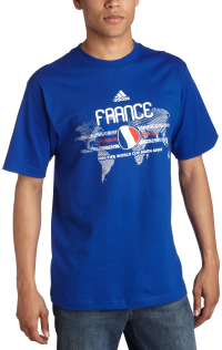 France Country T-Shirt, Collegiate Royal/France, X-Large