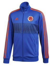 adidas Adult Men Soccer 3 Stripes Track Top, Blue, XX-Large