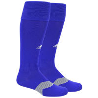 adidas Metro Soccer Socks (1 Pair) Discontinued, Bold Blue/White/Clear Grey/4, Medium