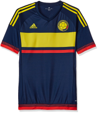 adidas International Soccer Columbia Men's Jersey, XX-Large, Navy/Yellow/Red
