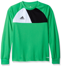 adidas Youth Soccer Assita 17 Goalkeeper Jersey, Energy Green/Vista Grey, Medium
