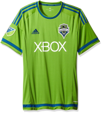 MLS Seattle Sounders FC Men's Replica Short Sleeve Jersey, Small, Green
