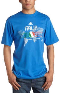 Italy Country T-Shirt, Collegiate Royal/Italy, XX-Large