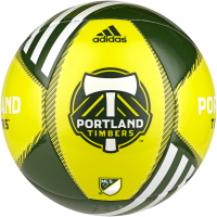 MLS Portland Timbers Men's Goal Soccer Ball, Size 5, Yellow