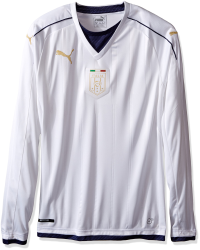 PUMA Mens Italy Long Sleeve Licensed Replica Jersey 2017-2018, Medium, Away