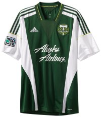 MLS Portland Timbers Short Sleeve Replica Jersey, Large