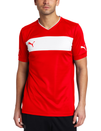 Puma Powercat 3.12 Shirt, Red-White, Medium