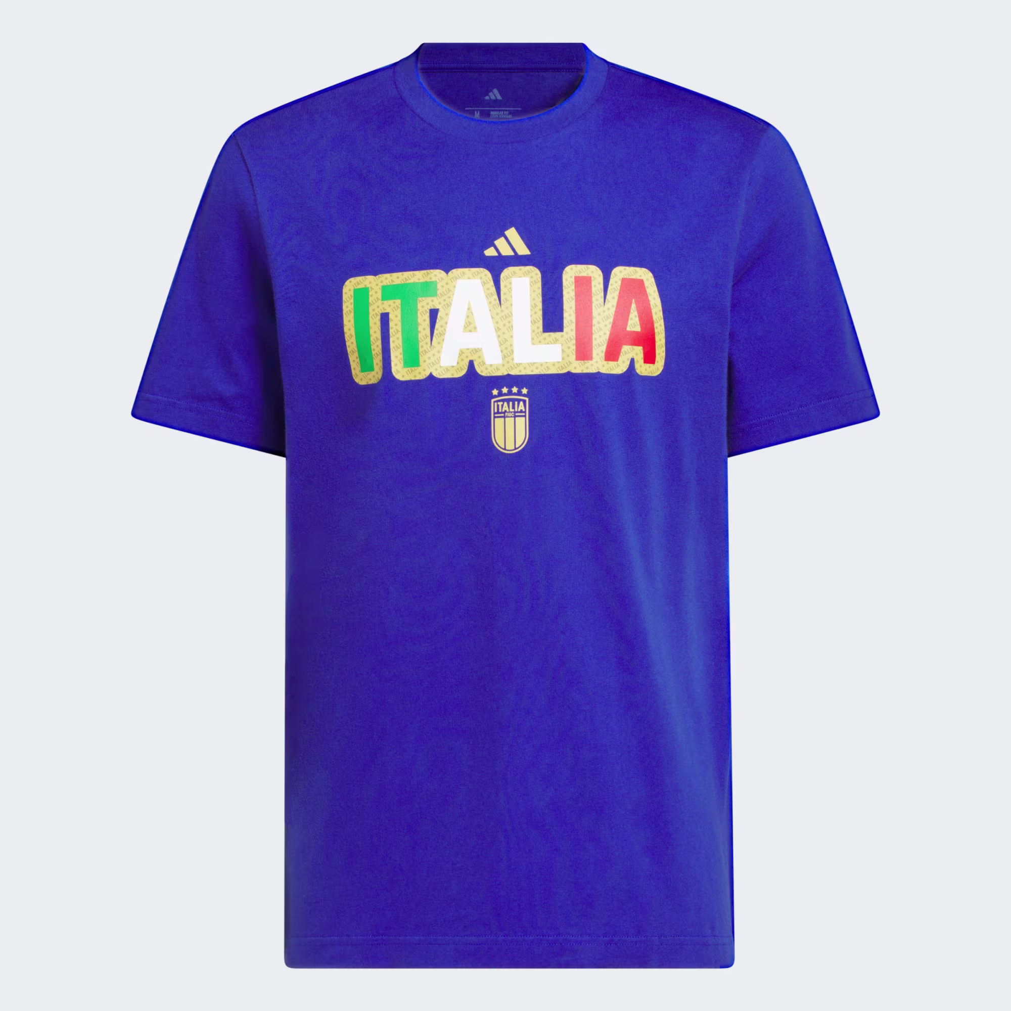 adidas World Cup Italy Men's Home Graphic Tee 26 - Blue