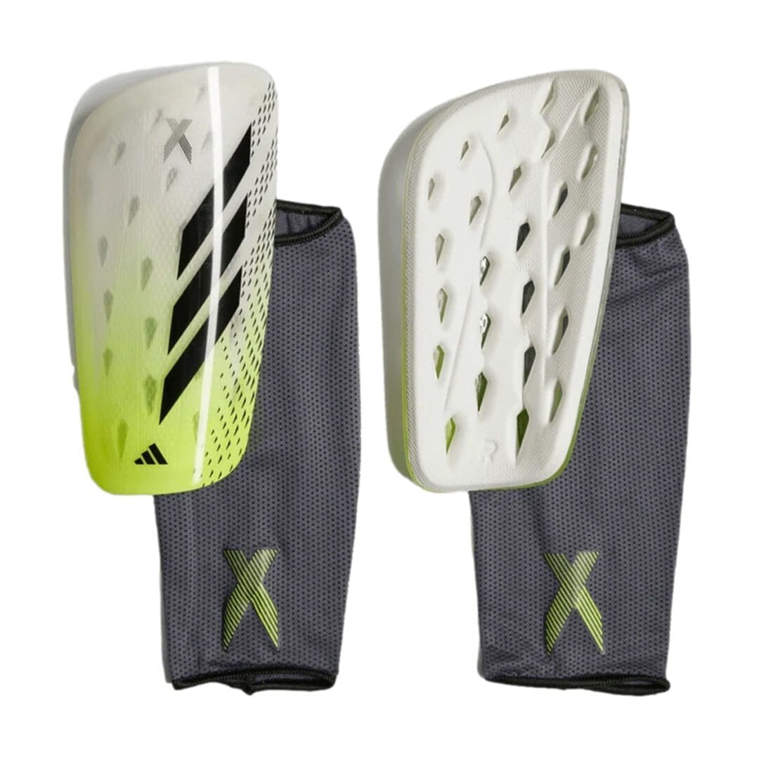 adidas X Shin Guards League Adults Green/White