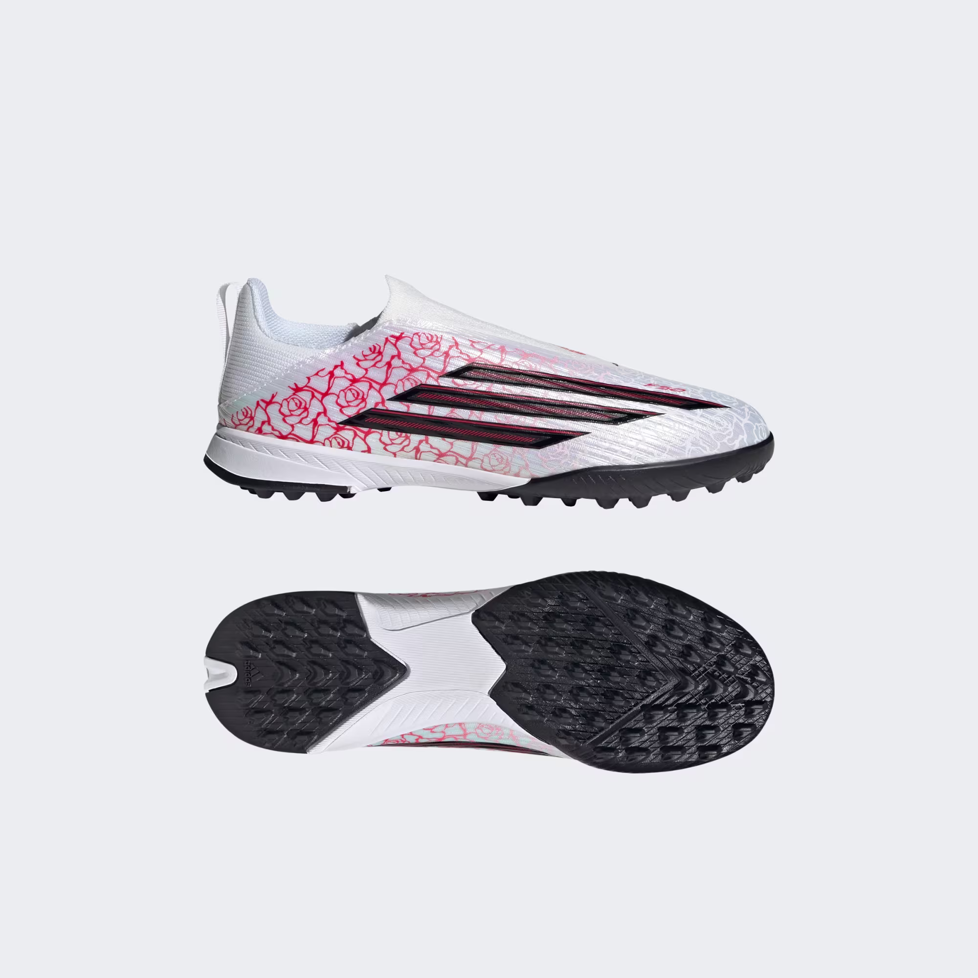 adidas F50 League Lamine Yamal Laceless Turf Soccer Cleats Kids