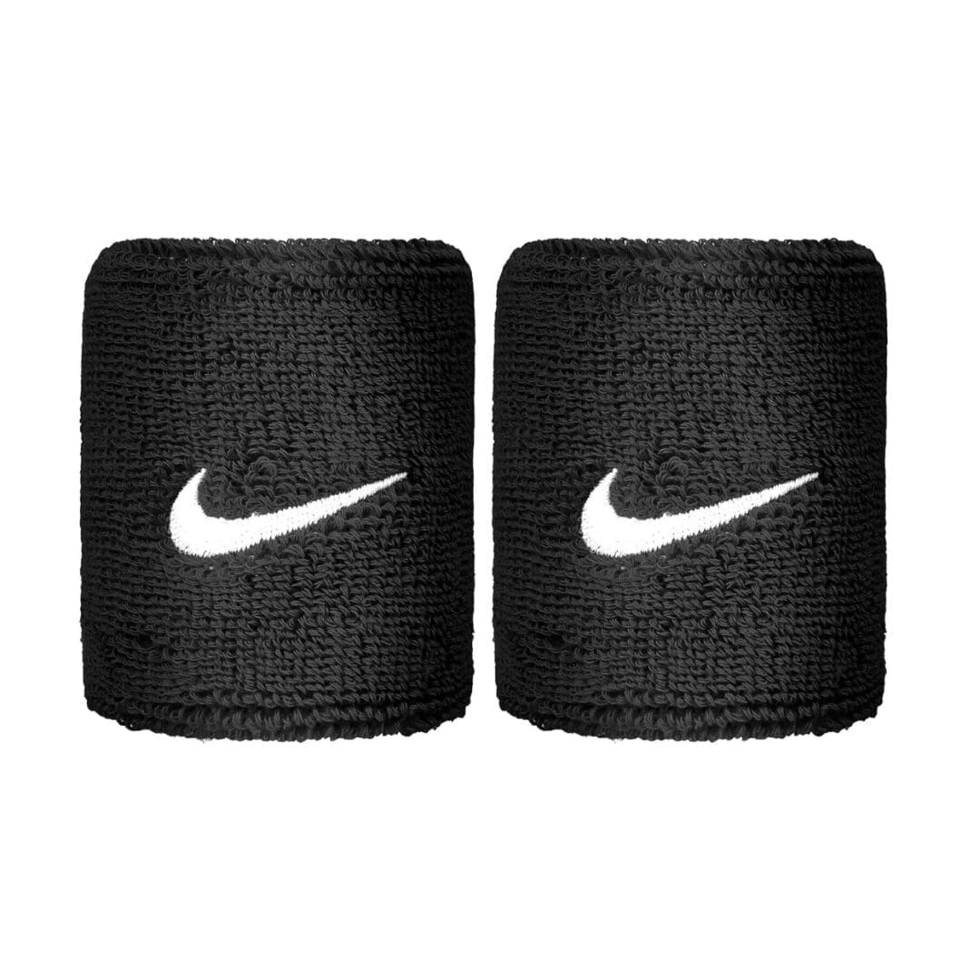 Nike Swoosh wristbands - black-white