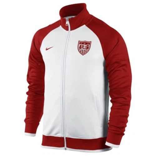 Nike USA Men's Jacket - White / Red