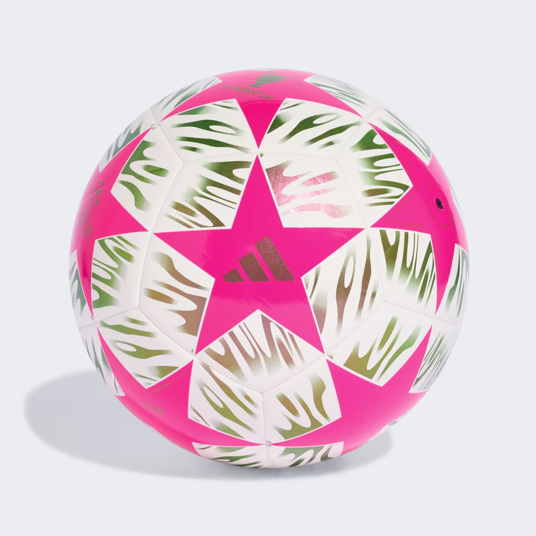 adidas UCL Club Soccer Ball - Pink