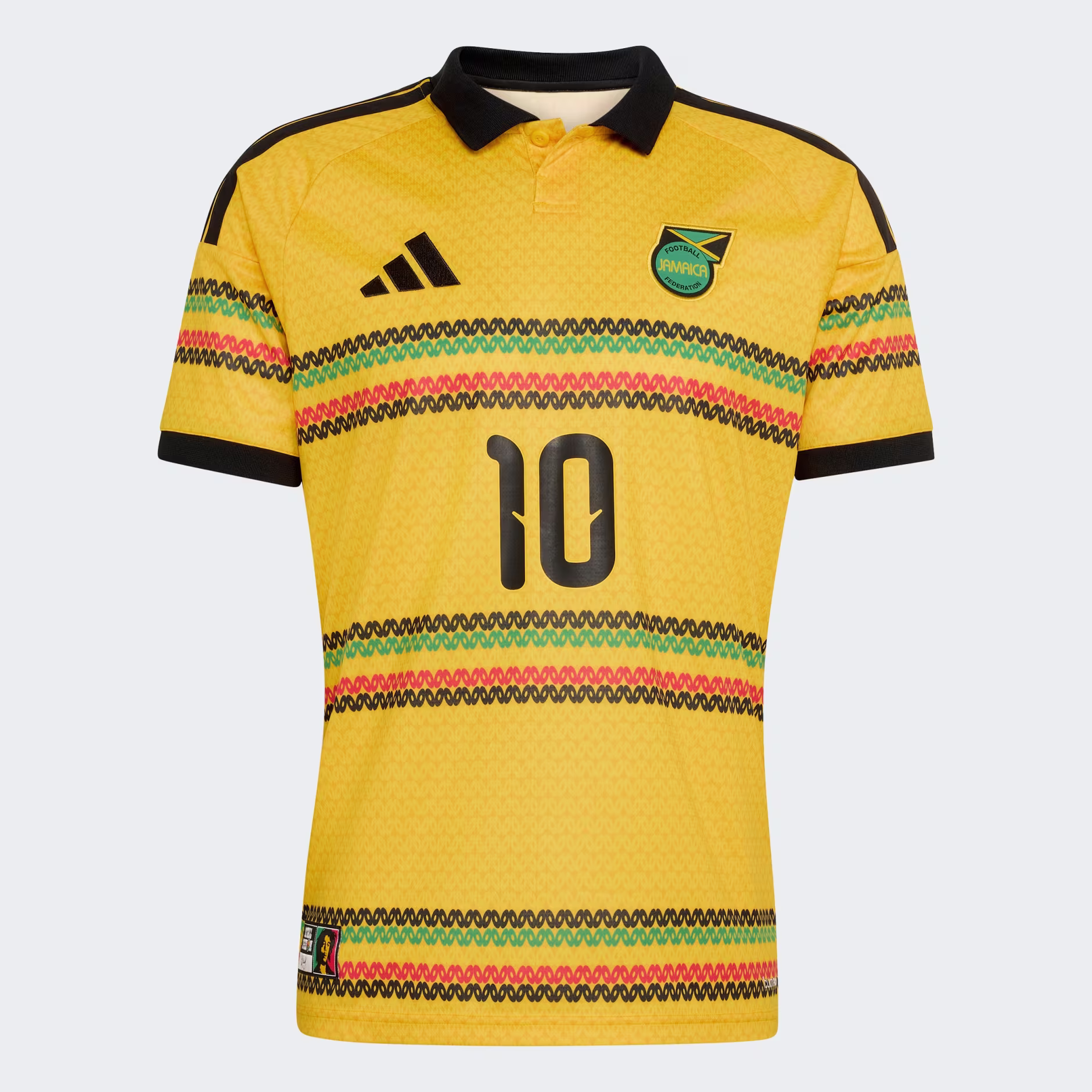 adidas Jamaica 26 x Bob Marley Home Marley 10 Jersey