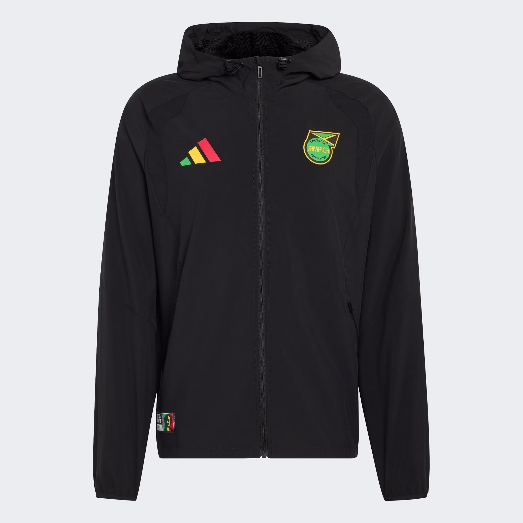 adidas Jamaica x Bob Marley Tiro Travel Full Zip Windbreaker Jacket