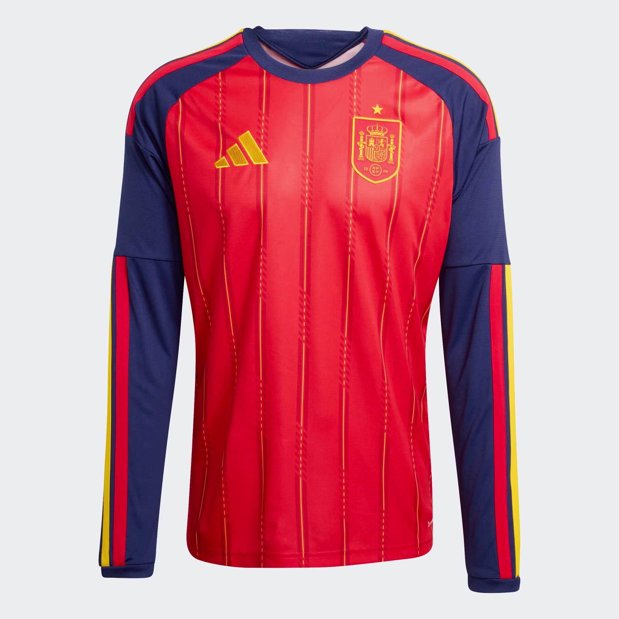 adidas Spain 26 Home Men's Long Sleeve Jersey