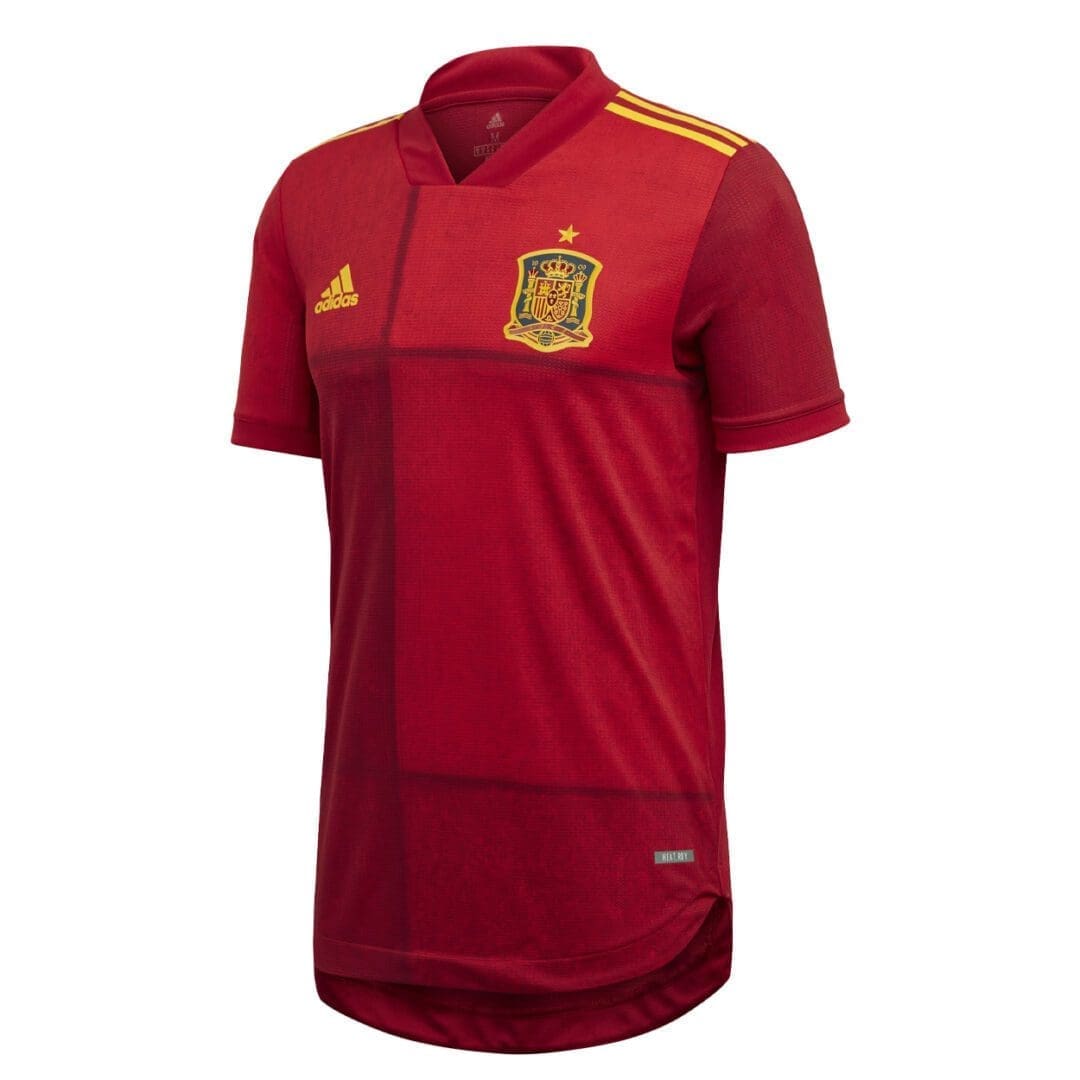 adidas Spain Men's Authentic Home Jersey Euro 2020