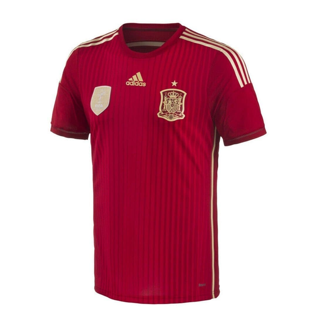adidas Spain Men's Authentic Home Jersey World Cup 2014