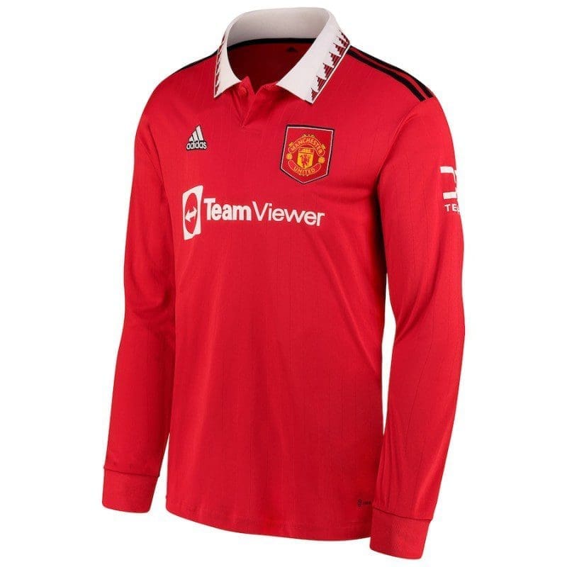 adidas Manchester United Men's L/S Home Jersey 2022/23