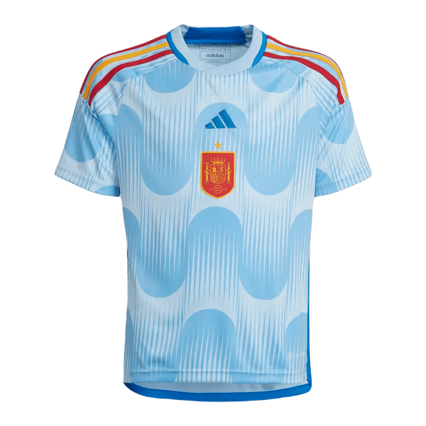 adidas Spain World Cup 22 Away Youth Jersey