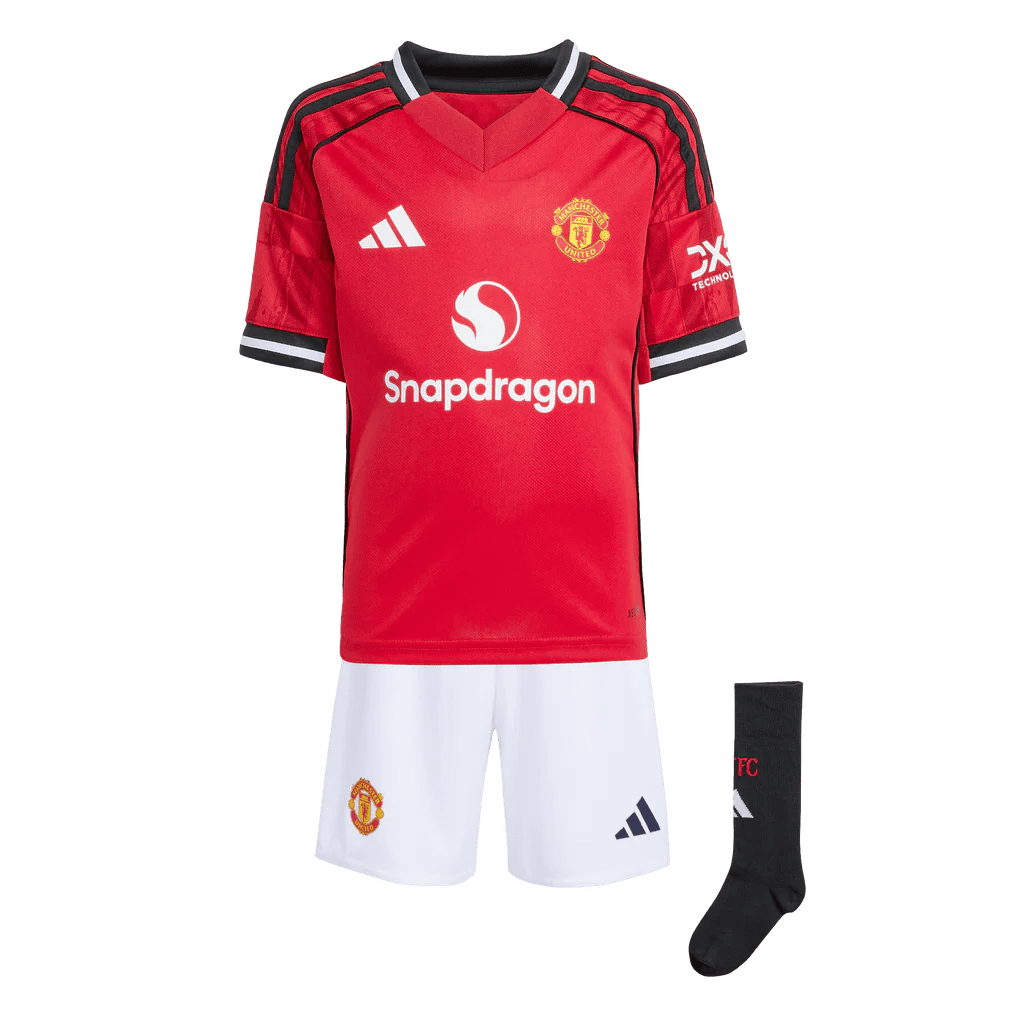 adidas Manchester United Home Kids Mini Kit 25/26