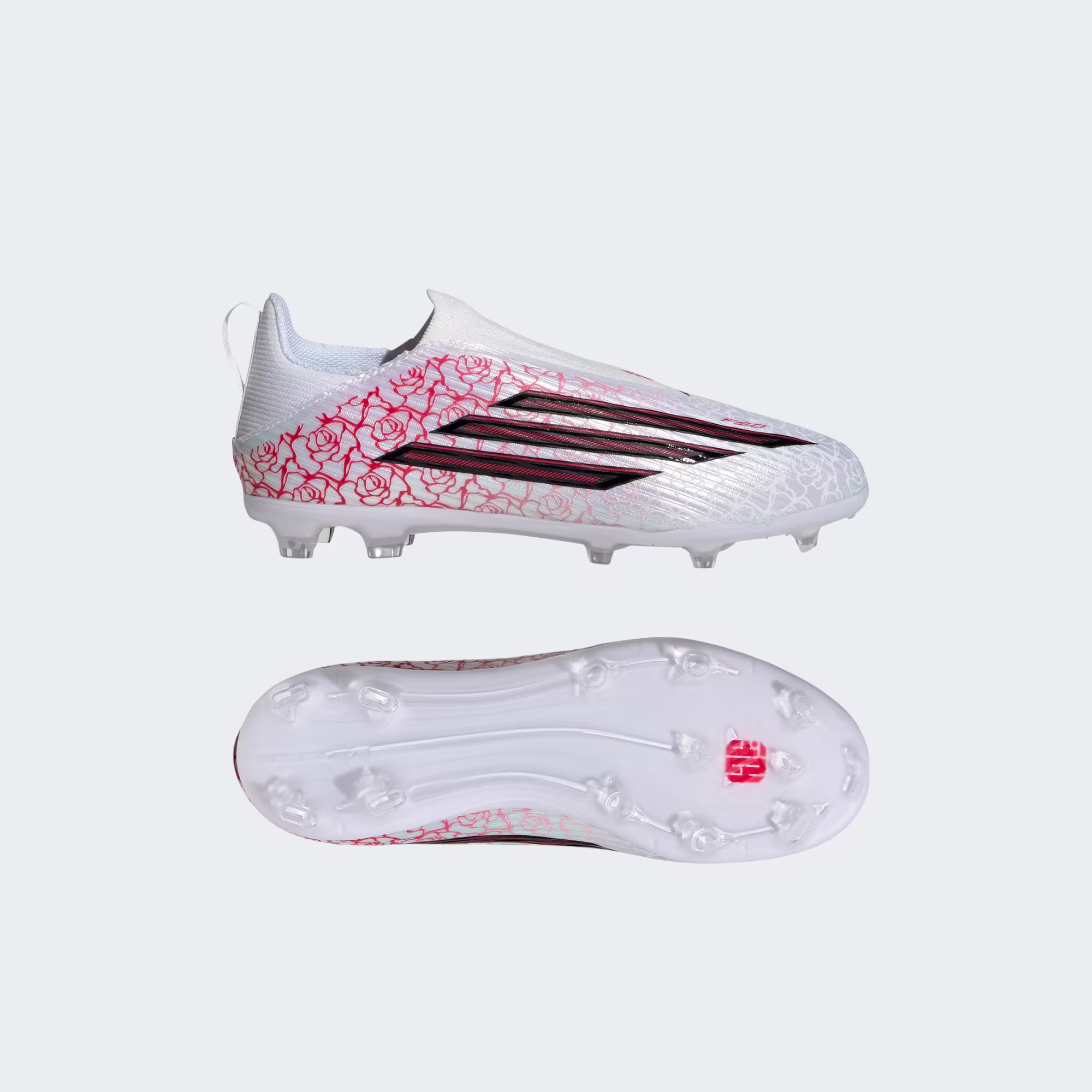 adidas F50 League Lamine Yamal Laceless Firm Ground Soccer Cleats Kids
